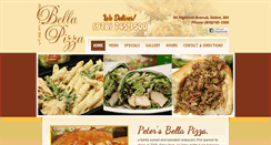 Desktop Screenshot of petersbellapizza.com